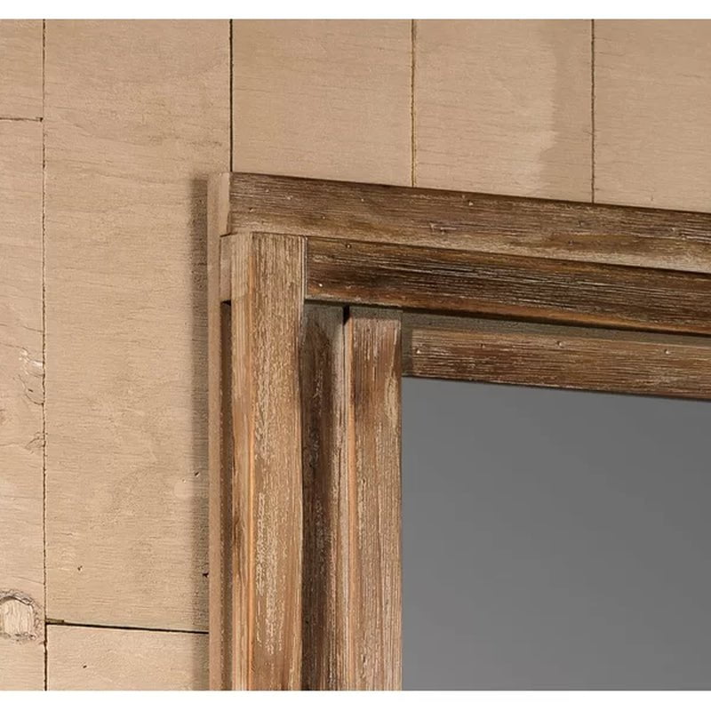Chanler Rectangle Wood Wall Mirror