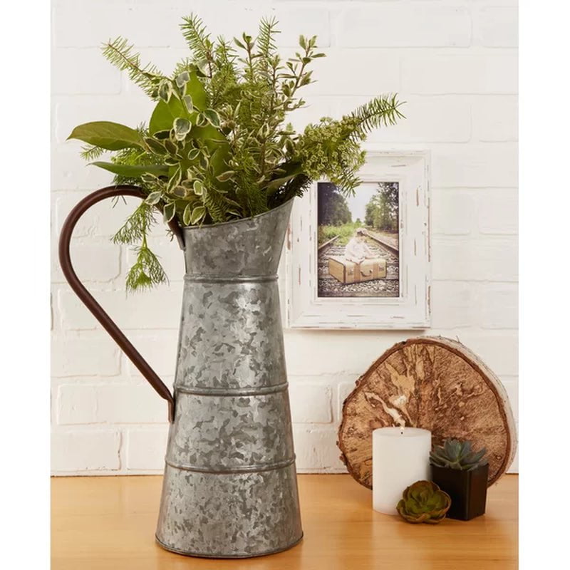 Galvanized Farmhouse Pitcher