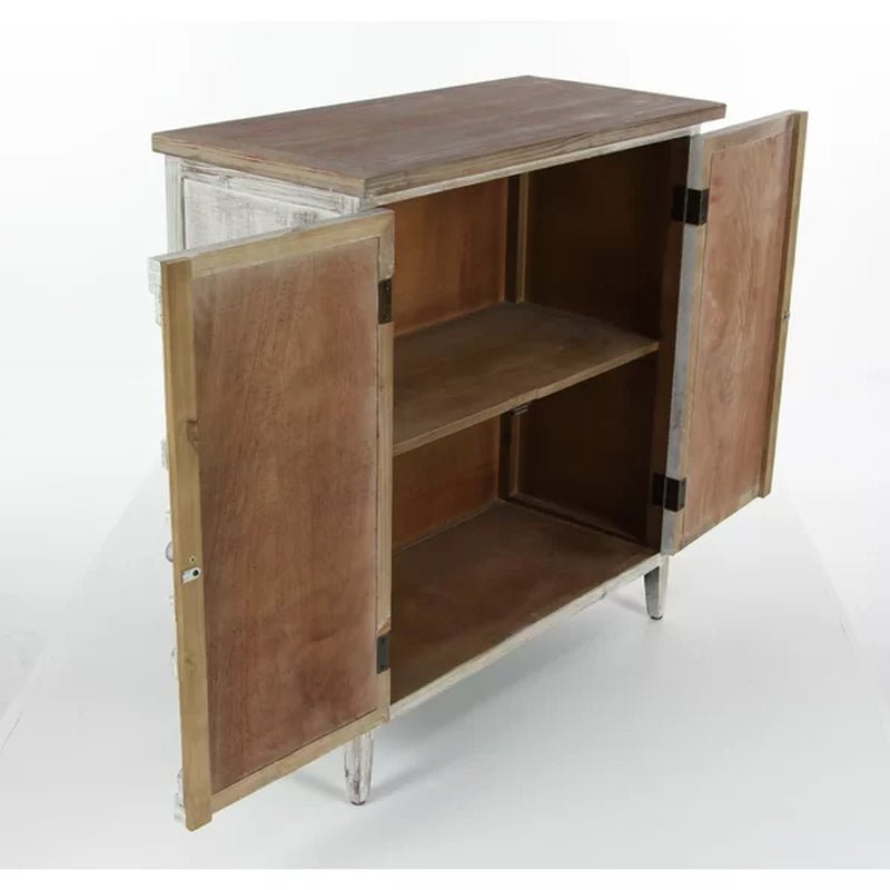 Czarnecki 31'' Tall Solid Wood Accent Cabinet