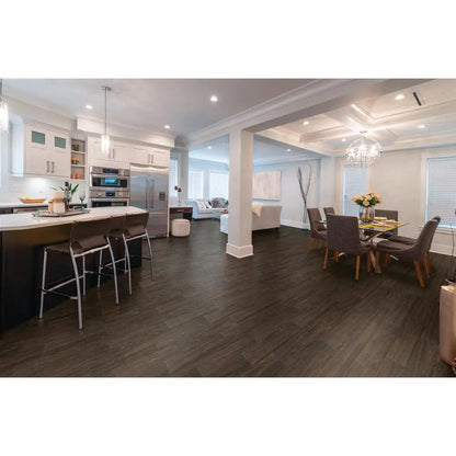 Burlington Walnut 6 In. X 24 In. Porcelain Floor and Wall Tile (14 Sq. Ft. / Case)