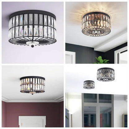 Paloma Crystal Flush Mount