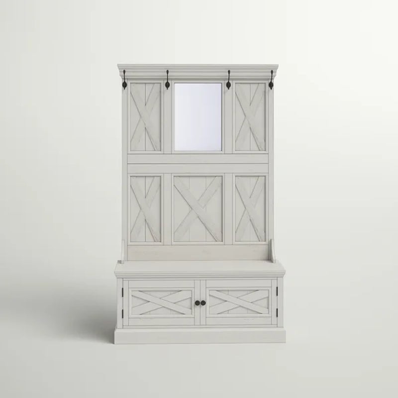 Lana 45'' Wide Hall Tree with Bench