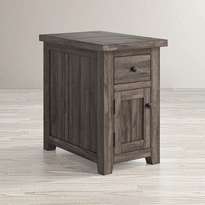 Westhoff 25'' Tall Solid Wood End Table with Storage