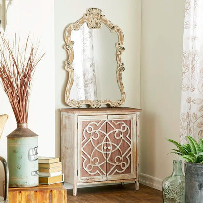 Czarnecki 31'' Tall Solid Wood Accent Cabinet