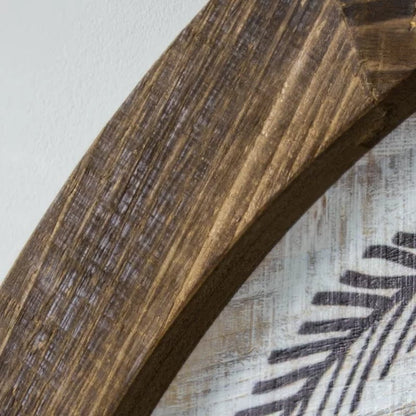 'Thankful Grateful Blessed' Inspirational Print on Wood Farmhouse Wall Decor
