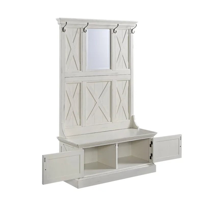 Lana 45'' Wide Hall Tree with Bench