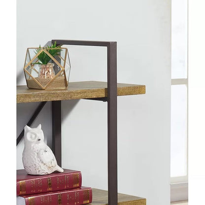 Cavallo 40'' H X 35.5'' W Iron Etagere Bookcase